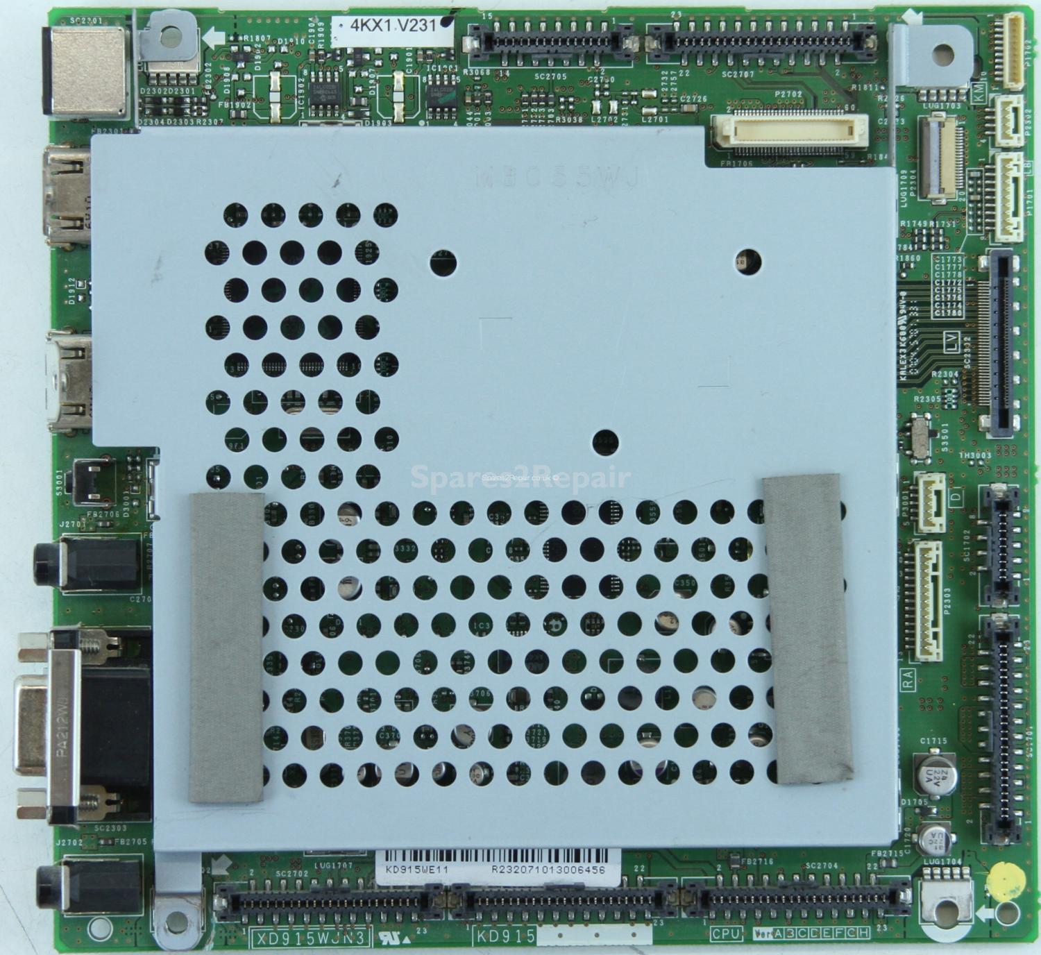 Sharp LC-42XD10E - Inputs - XD915WJN3 - KD915 - KD915WE11