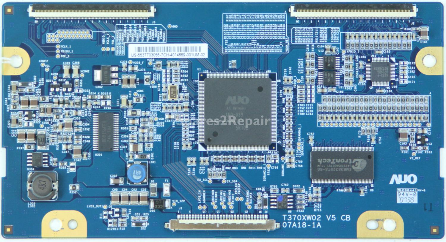 Sony KDL-37P3020 - LVDS - 55.37T03.056 - 07A18-1A - T370XW02 V5 CB