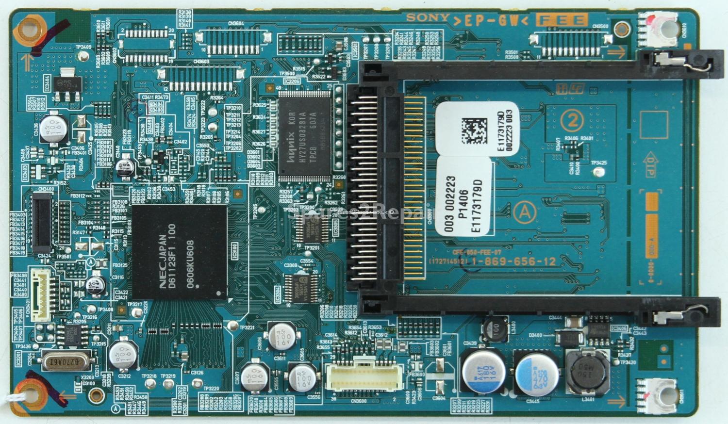 Sony KDL-26S2010 - Card Reader - E1173179D - 1-869-656-12 - 172714512 - 0-000-000-A