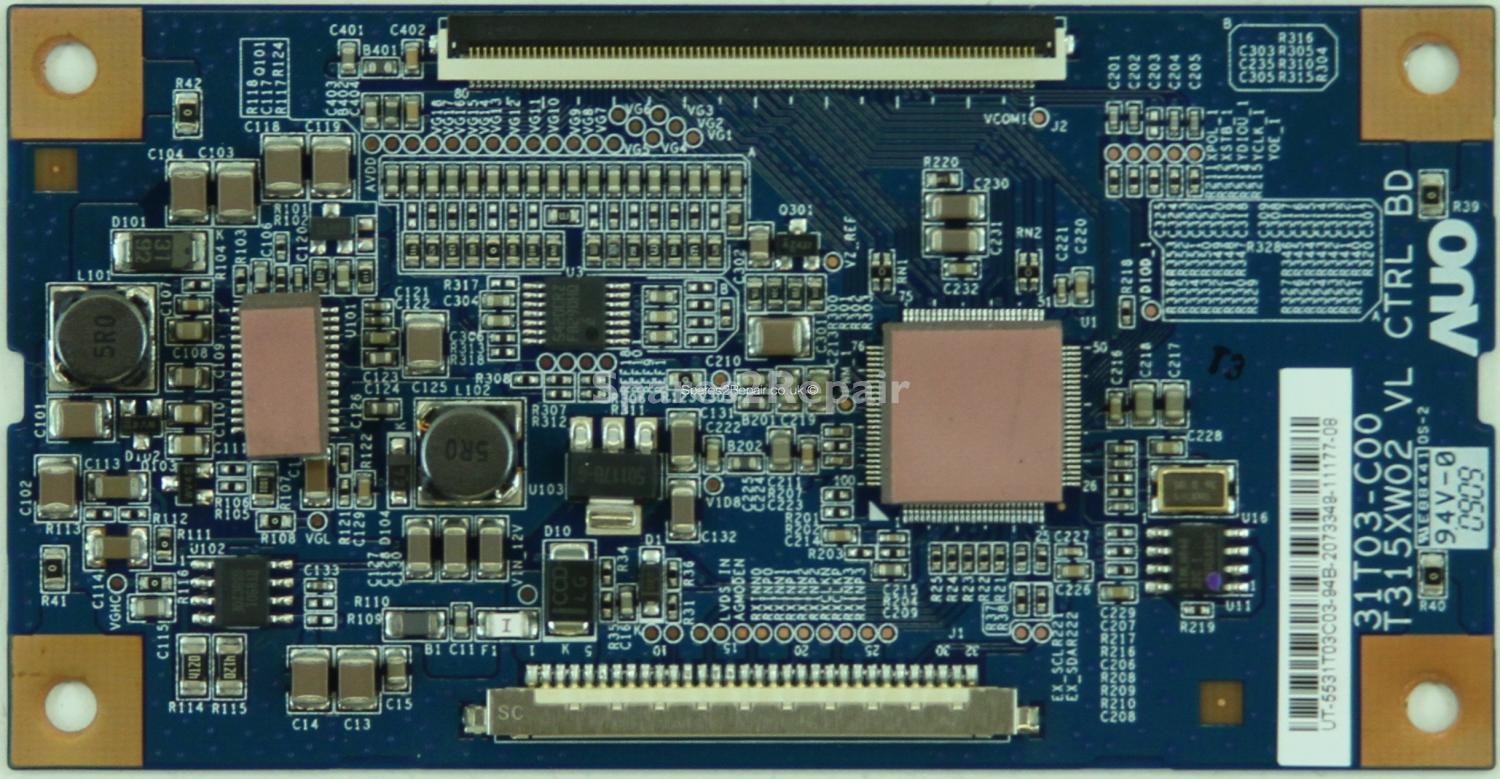Sony KDL-32L4000 - T-Con - 31T03-C00 - T315XW02 VL CTRL BD - 55.31T03.C03