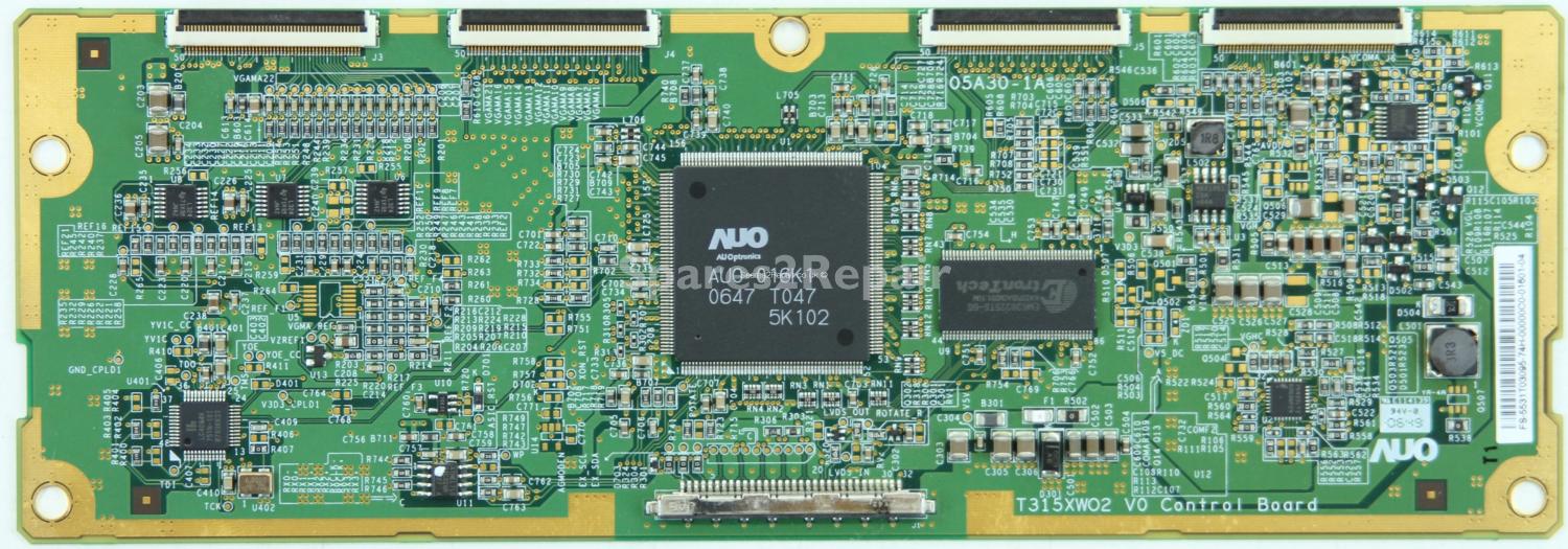 Sony KDL-32U2000 - LVDS - 55.31T03.095 - 05A30-1A - T315XW02 V0 Control Board