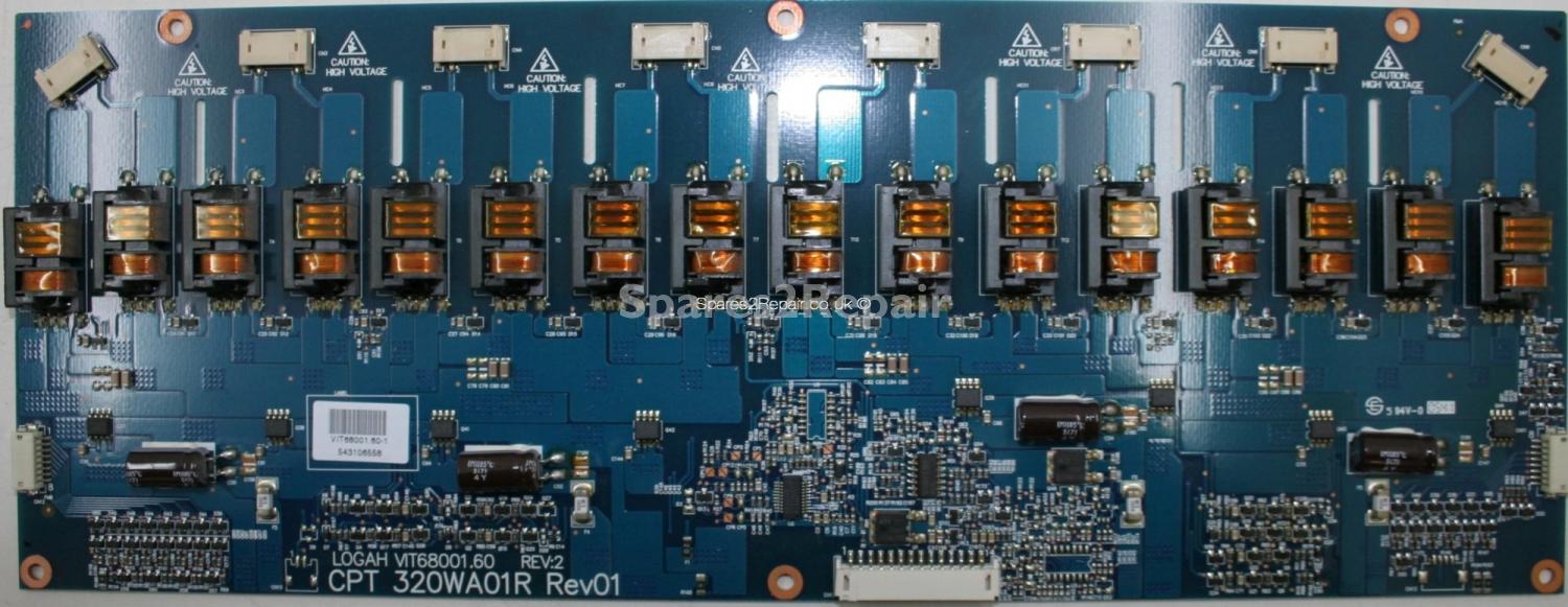 Tatung V32ECCB - Inverter - VIT68001.60 REV 2 - CPT 320WA01R Rev01