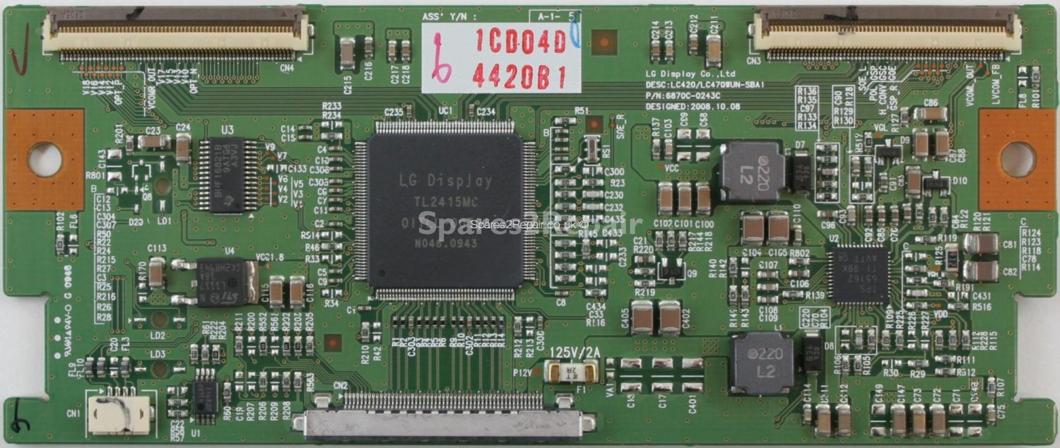 Toshiba 42AV635D - LVDS - 6871L-4420B - 6870C-0243C - LC420/LC470WUN-SBA1