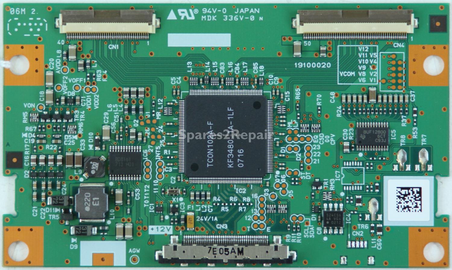 Toshiba 32C3030D - LVDS - 19100020 - TCON102A-F