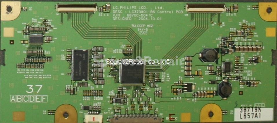 Toshiba 37WL56P - LVDS - LC370W01-B6 ControL PCB - 6870C-0041C